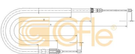 Linka ham.r. MEGANE SW /P/ 98- h.tarczowe - (8200029461) COFLE 10.6685