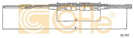 Трос - (179609721) COFLE 10743