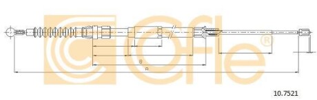 Трос - COFLE 107521