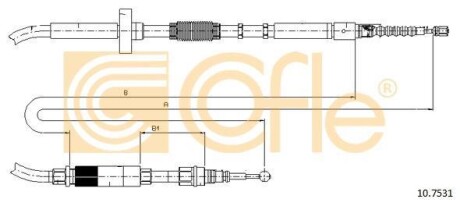 Linka ham.r. AUDI A4 95-> - COFLE 10.7531