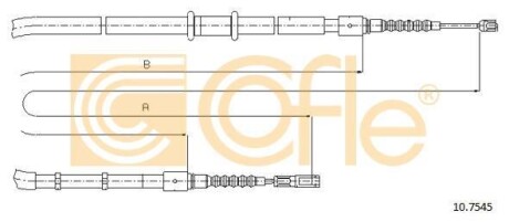 Linka ham.r. AU 80,90 91-/LP/ - (8A0609721AF, 8A0609721J, 8A0609721T) COFLE 10.7545