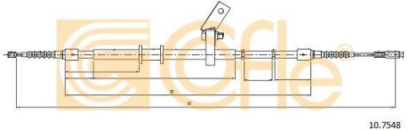 Linka ham 10.7548 audi/vw - (8A0609701A) COFLE 107548