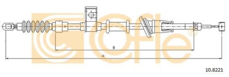 Linka ham.r. S40 V40 /L/ 96-00 - (30850022, 30884534) COFLE 10.8221