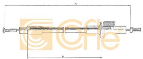 Тросы сцепления - COFLE 11.2481