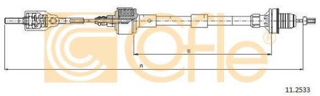 Linka sprz. CORSA 98- - (669019, 90578482) COFLE 11.2533