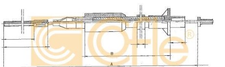 Трос зчеплення - COFLE 112611