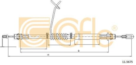 Linka ham.r. TRANSIT RWD 06-09 L tarcze bliЯniaki - COFLE 115675