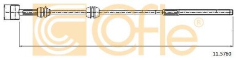 Трос стояночного тормоза - COFLE 115760
