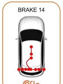 Фото 2 - Трос ручного гальма COFLE 11.5763 (115763)