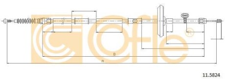 Linka ham.r. CRUZE L/P ASTRA 10- - COFLE 115824