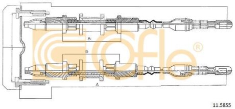 Linka ham.r. ASTRA SW 92- - COFLE 11.5855