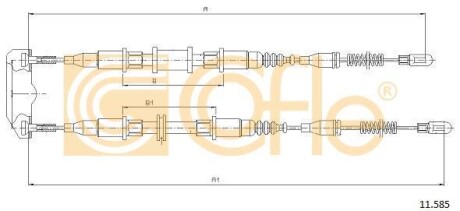 Linka ham.r. KADETT/NEXIA 1272/1676 - (90235948, 90235948B, 522568) COFLE 11.585