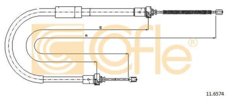 Linka ham.r. CLIO III /L bebny - (8200298384, 8200673252) COFLE 11.6574