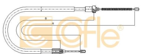 Linka ham.r. CLIO 1.2/1.4 /P/ 98- - (7700424926) COFLE 11.6583