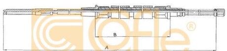 Тросы ручника - (171609721B, 171609721C, 175609721) COFLE 11.704