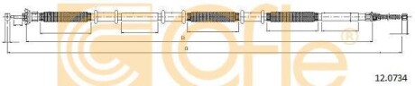 Linka ham.r. DOBLO 3/01- /L/ - COFLE 12.0734