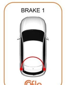 Фото 2 - Трос ручного гальма COFLE 12611