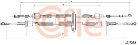 Трос - (55229289) COFLE 12.7272