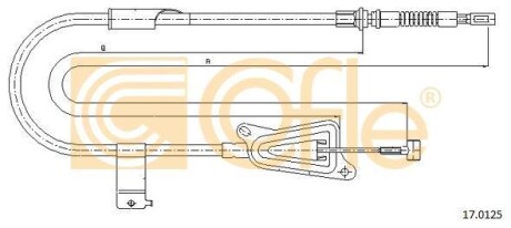 Linka ham.r. ALMERA TINO 01- P - (36530BU000, 36530BU80A) COFLE 17.0125