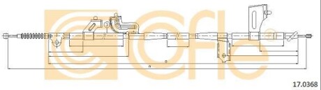 Трос - (365313X30A, 36531EB600) COFLE 170368