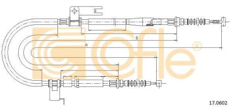 Linka ham.r. MAZDA - (g14T44420B, C15344420A, G14T44420A) COFLE 170602