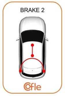 Фото 2 - Трос ручного тормоза COFLE 170603