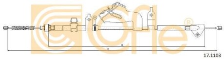 Трос - (464200D200) COFLE 171103