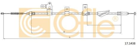 Linka ham.r. COROLLA VERSO L 04-08 - (464300F010) COFLE 171438