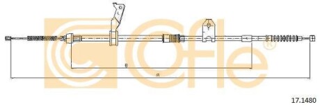 Linka ham.r. AVENSIS 03-04 L - (4643005030, 4643020680) COFLE 17.1480