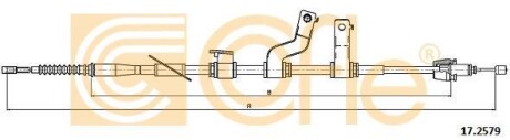 Трос - (59760A6300) COFLE 17.2579
