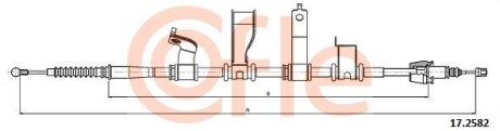 Трос - (597601P000) COFLE 17.2582