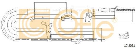 Linka ham.r. SEDICI SX4 /L/ - COFLE 17.5061