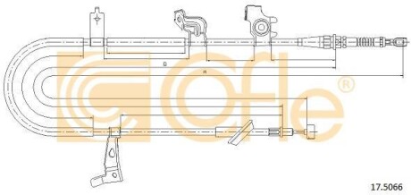 Linka ham.r. SEDICI SX4 /P/ tarcze - (71750424, 5440155L10) COFLE 175066