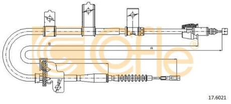 Трос - (5976007310) COFLE 176021