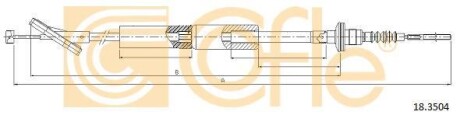 Трос - (25181785) COFLE 183504