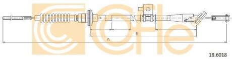 Linka sprz 18.6018 suzuki lewa - (2371063B10, 2371075F20, 2371075F21) COFLE 186018