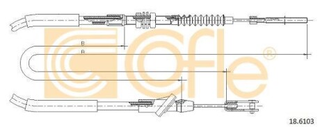 Linka sprz. VITARA 1.6 89- - (2371060A10, 2371060A11, 2371060AA0) COFLE 18.6103