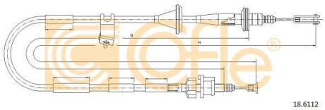 Linka sprz. JIMNY 00- - (2371081A60) COFLE 18.6112