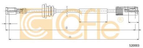 Linka licz. CORSA B /S20025/ /S20025/ - (1268332, 1268284, 1268351) COFLE S20003