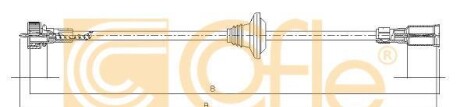 Трос спидометра - COFLE S20040