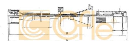 Linka licz. AUDI 80 82- /1260R - (812957801H, 811957801K) COFLE S31311