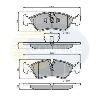 - Гальмівні колодки до дисків - COMLINE CBP0150