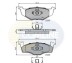 - Гальмівні колодки до дисків - (1H0698151B, 1HO698151B) COMLINE CBP0180 (фото 1)