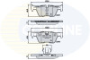 - Гальмівні колодки до дисків - (34206799809, 34216850569, 34206873094) COMLINE CBP02131 (фото 1)