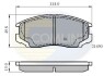 - Гальмівні колодки до дисків - (04465B4010, 04465B4030, 0449187401) COMLINE CBP0415 (фото 1)