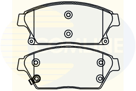 - Гальмівні колодки до дисків - COMLINE CBP32037