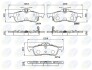 - Гальмівні колодки до дисків - (43022TV0E01, 43022TV0E00) COMLINE CBP32204 (фото 1)