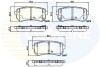 - Гальмівні колодки до дисків - (583023SA20, 583020ZA00, 583021GA00) COMLINE CBP32276 (фото 1)