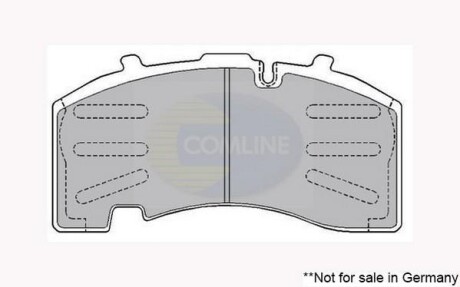 - Гальмівні колодки до дисків - COMLINE CBP9062K