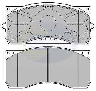 - Гальмівні колодки до дисків - COMLINE CBP9075K